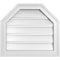 Ekena Millwork Octagonal Top Surface Mount PVC Gable Vent w/ 2"W x 1-1/2"P Brickmould Frame, 20"W x 18"H GVPOT20X1802SF - alternate 1